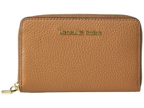 michael michael kors jet set leather zip-around card case|Michael Michael Kors Jet Set Small Zip Around Card Case .